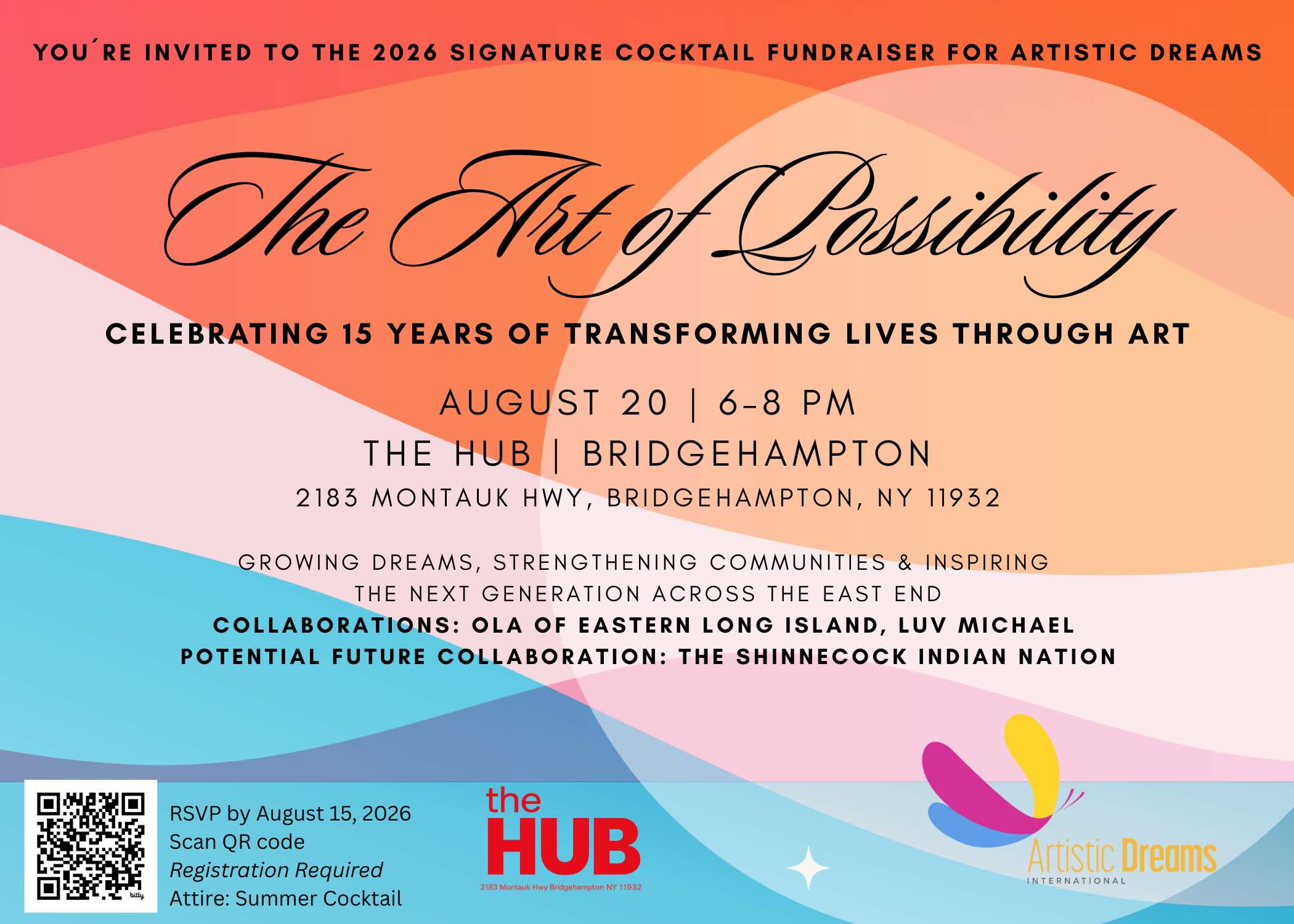 Banner ADI summer cocktail 2026 invite PNG